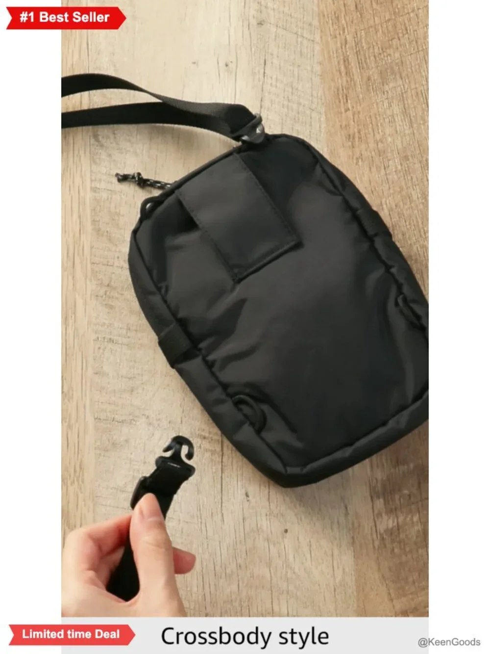 Fjällräven High Coast Pocket Crossbody Bag Water-Resistant Recycled Polyamide